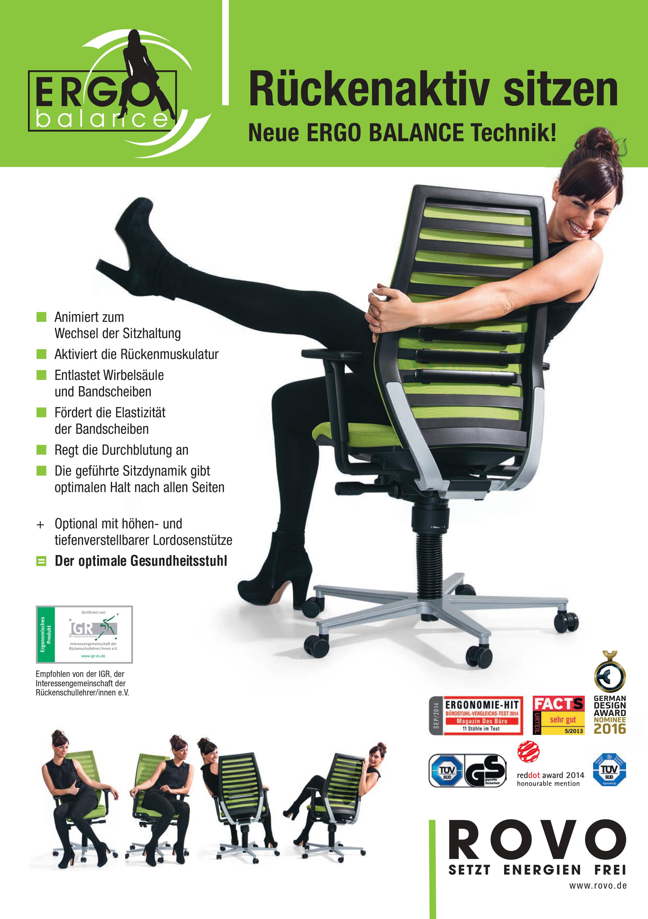 Rovo Chair mit Ergo Balance Plus
